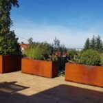 Donice Podluzne Corten Largo Taras - cortena.pl Donice Podluzne Corten Largo Taras - cortena.pl