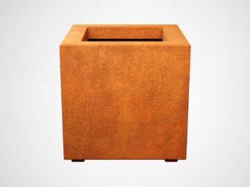 Donica Corten Metalowa Ogrodowa Cubo2 B - cortena.pl