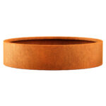 Donica Z Cortenu Okragla Metalowa 1200x300 - cortena.pl Donica Z Cortenu Okragla Metalowa 1200x300 - cortena.pl