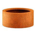 Donica Z Cortenu Okragla Metalowa 600x300 - cortena.pl Donica Z Cortenu Okragla Metalowa 600x300 - cortena.pl