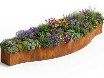Donica Corten Custom 1 - cortena.pl
