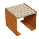 ławka Flanco2 1 Corten A - cortena.pl