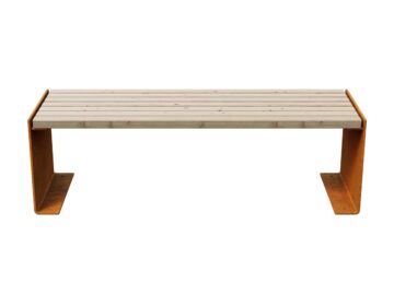 ławka Flanco2 3 Corten B - cortena.pl