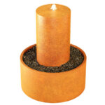 Fontanna metalowa corten okrągła FCZ1 - cortena.pl Fontanna metalowa corten okrągła FCZ1 - cortena.pl