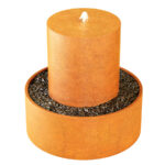 Fontanna metalowa corten okrągła FCZ2 - cortena.pl Fontanna metalowa corten okrągła FCZ2 - cortena.pl