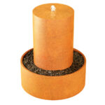 Fontanna metalowa corten okrągła FCZ5 - cortena.pl Fontanna metalowa corten okrągła FCZ5 - cortena.pl