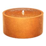 Fontanna Stoł Wodny Okrągła Corten Fc1 - cortena.pl Fontanna Stoł Wodny Okrągła Corten Fc1 - cortena.pl