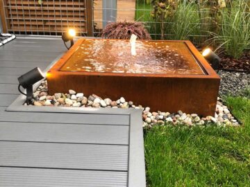 Fontanna Z Cortenu Do Ogrodu - cortena.pl