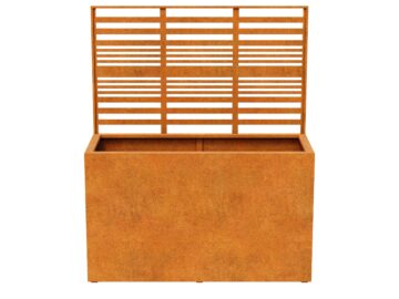 Coverra Donica Z Zasłonka 4 Corten B - cortena.pl