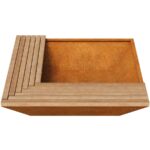 Lawko Donica Bastidor Ogrodowa Miejska 5b Corten B - cortena.pl