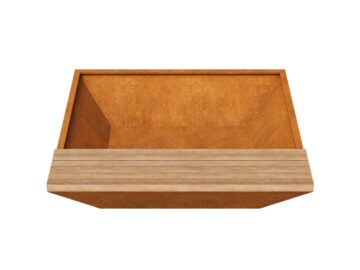 Lawko Donica Bastidor Ogrodowa Miejska 5c Corten B - cortena.pl