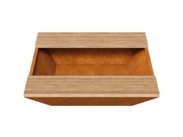 Lawko Donica Bastidor Ogrodowa Miejska 5d Corten B - cortena.pl