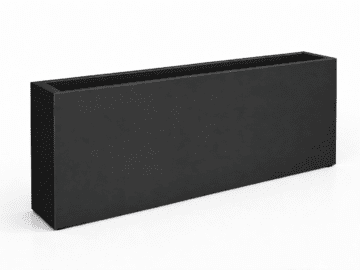 Donica Aluminiowa Estrecho 25 180x30x90 Czarna - cortena.pl