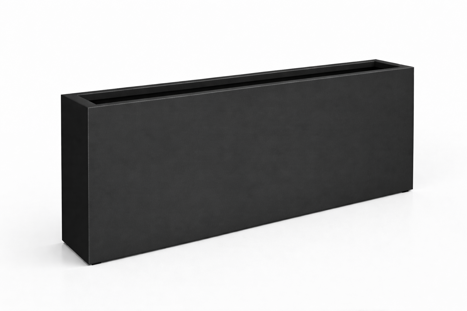 Donica Aluminiowa Estrecho 25 180x30x90 Czarna - cortena.pl Donica Aluminiowa Estrecho 25 180x30x90 Czarna - cortena.pl