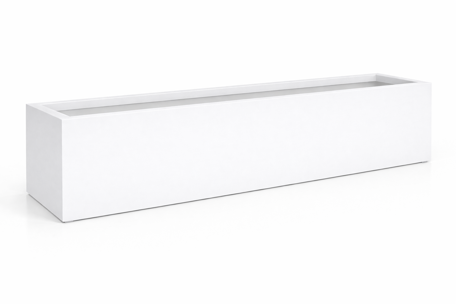 Donica Aluminiowa Largo 11 270 90 90 Biala - cortena.pl Donica Aluminiowa Largo 11 270 90 90 Biala - cortena.pl