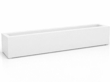 Donica Aluminiowa Largo 3 180 30 30 Bialy - cortena.pl