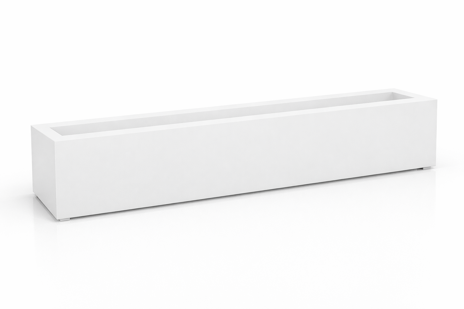 Donica Aluminiowa Largo 3 180 30 30 Bialy - cortena.pl Donica Aluminiowa Largo 3 180 30 30 Bialy - cortena.pl