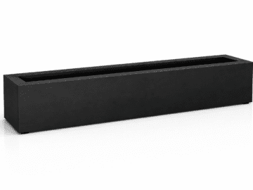 Donica Aluminiowa Largo 3 180 30 30 Czarna - cortena.pl