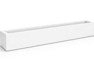 Donica Aluminiowa Largo 4 270 30 30 Bialy - cortena.pl