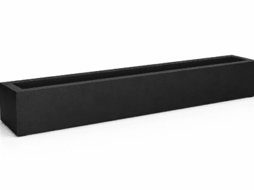 Donica Aluminiowa Largo 4 270 30 30 Czarna - cortena.pl