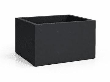 Donica Aluminiowa Largo 9 120 90 90 Czarna - cortena.pl