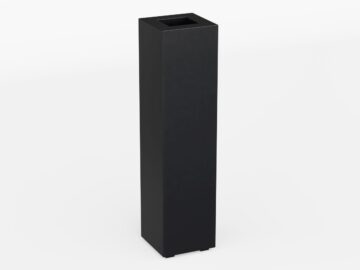 Donica Ogrodowa Aluminiowa Alto 2 Czarna Antracyt S - cortena.pl