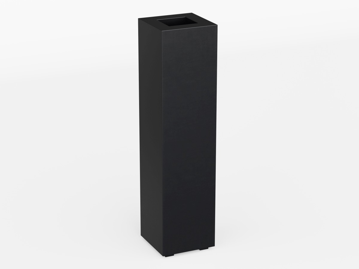 Donica Ogrodowa Aluminiowa Alto 2 Czarna Antracyt S - cortena.pl Donica Ogrodowa Aluminiowa Alto 2 Czarna Antracyt S - cortena.pl