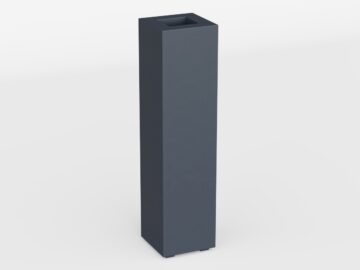 Donica Ogrodowa Aluminiowa Alto 2 Szara S - cortena.pl