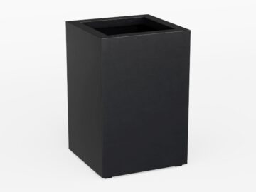 Donica Ogrodowa Aluminiowa Alto 3 Czarna Antracyt S - cortena.pl