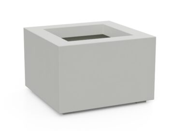 Donica Ogrodowa Aluminiowa Bajo 1 Biała S - cortena.pl