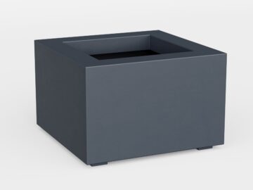 Donica Ogrodowa Aluminiowa Bajo 1 Szara S - cortena.pl