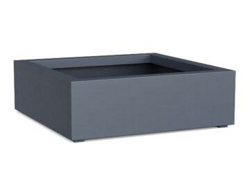 Donica Ogrodowa Aluminiowa Bajo 3 Szara S - cortena.pl