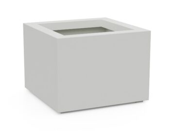 Donica Ogrodowa Aluminiowa Bajo 5 Biała S - cortena.pl