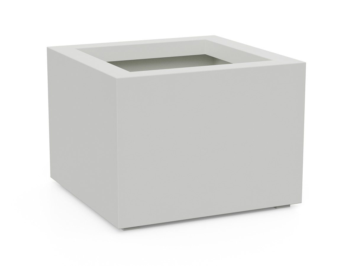 Donica Ogrodowa Aluminiowa Bajo 5 Biała S - cortena.pl Donica Ogrodowa Aluminiowa Bajo 5 Biała S - cortena.pl