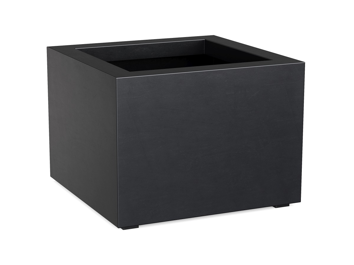 Donica Ogrodowa Aluminiowa Bajo 5 Czarna Antracyt S - cortena.pl Donica Ogrodowa Aluminiowa Bajo 5 Czarna Antracyt S - cortena.pl