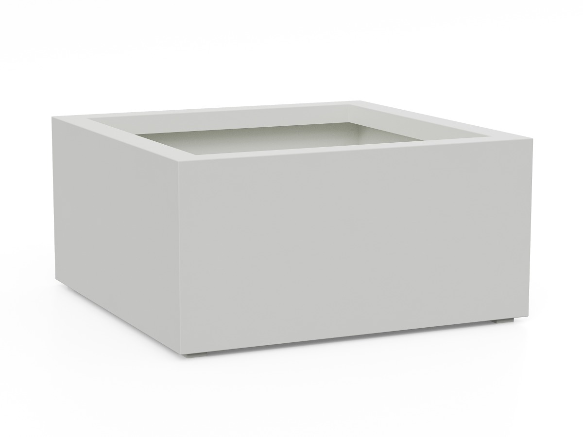 Donica Ogrodowa Aluminiowa Bajo 6 Biała S - cortena.pl Donica Ogrodowa Aluminiowa Bajo 6 Biała S - cortena.pl