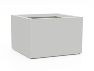 Donica Ogrodowa Aluminiowa Bajo 8 Biała S - cortena.pl