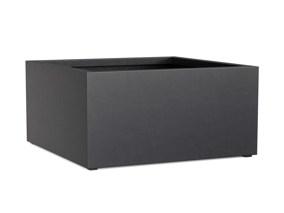 Donica Ogrodowa Aluminiowa Bajo 9 Czarna Antracyt S - cortena.pl Donica Ogrodowa Aluminiowa Bajo 9 Czarna Antracyt S - cortena.pl