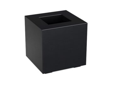 Donica Ogrodowa Aluminiowa Cubo 1 Czarna Antracyt S - cortena.pl