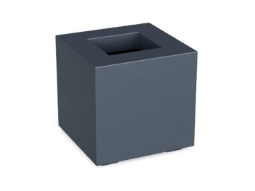 Donica Ogrodowa Aluminiowa Cubo 1 Szara S - cortena.pl