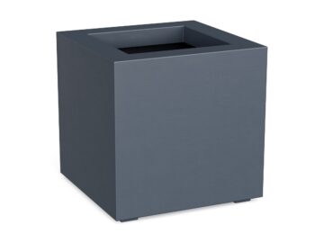 Donica Ogrodowa Aluminiowa Cubo 2 Szara S - cortena.pl