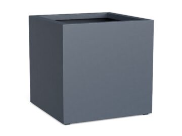 Donica Ogrodowa Aluminiowa Cubo 4 Szara S - cortena.pl