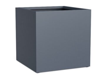Donica Ogrodowa Aluminiowa Cubo 5 Szara S - cortena.pl