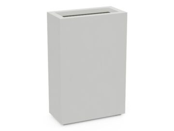 Donica Ogrodowa Aluminiowa Estrecho 1 Biała S - cortena.pl