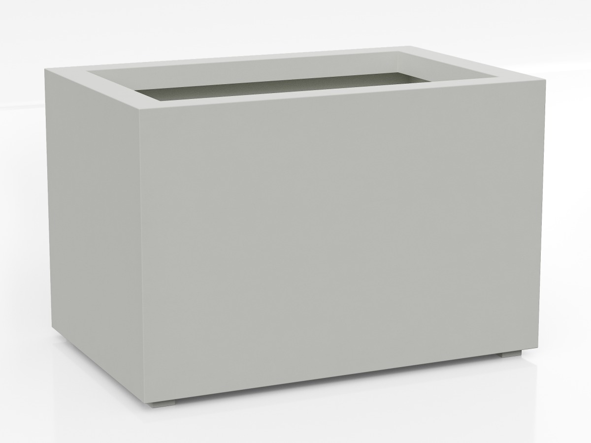 Donica Ogrodowa Aluminiowa Largo 5 Biała S - cortena.pl Donica Ogrodowa Aluminiowa Largo 5 Biała S - cortena.pl