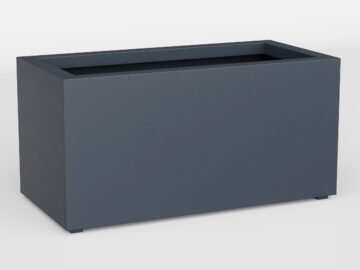 Donica Ogrodowa Aluminiowa Largo 6 Szara S - cortena.pl