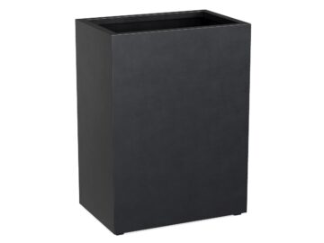 Donica Ogrodowa Aluminiowa Estrecho 11 Czarna Antracyt S - cortena.pl