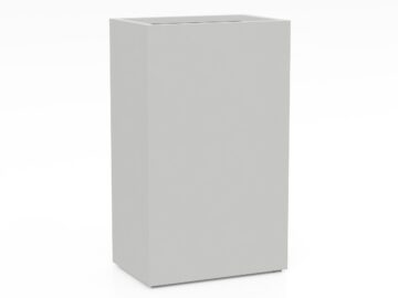 Donica Ogrodowa Aluminiowa Estrecho 12 Biała S - cortena.pl