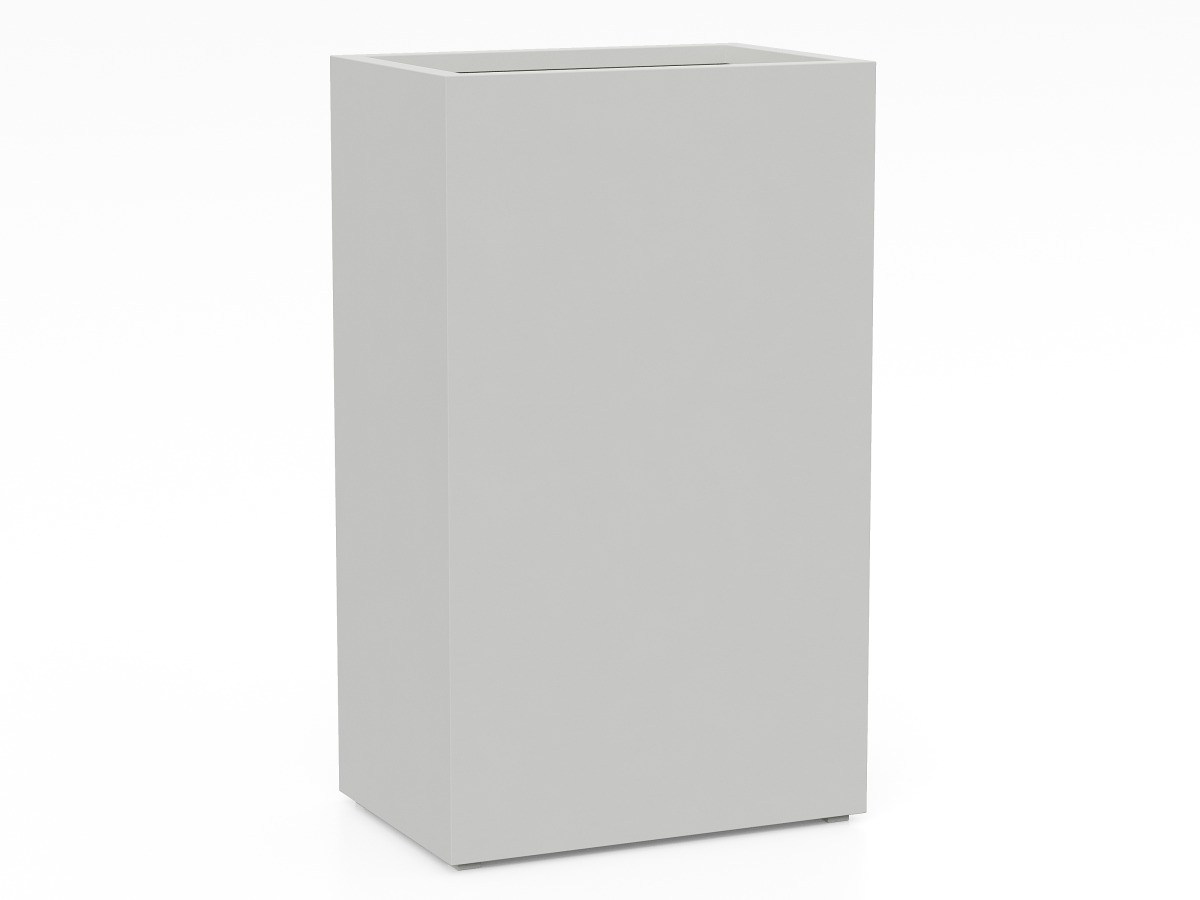 Donica Ogrodowa Aluminiowa Estrecho 12 Biała S - cortena.pl Donica Ogrodowa Aluminiowa Estrecho 12 Biała S - cortena.pl