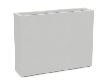 Donica Ogrodowa Aluminiowa Estrecho 13 Biała S - cortena.pl